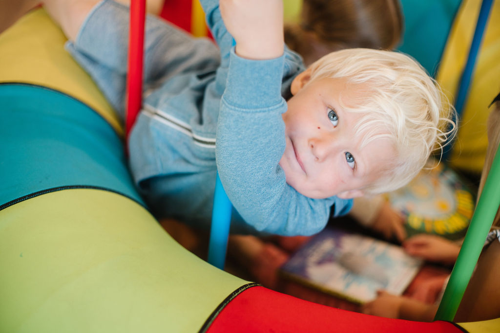 Classroom with children